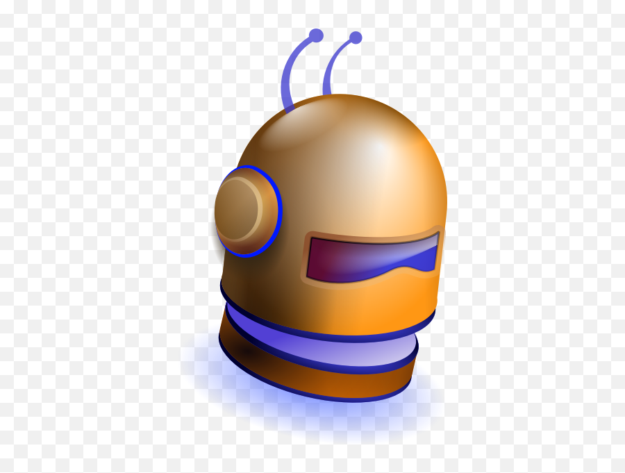 Robot Head Helmet Vector Graphics - Casco De Robot Png Emoji,Android Gun Emoji