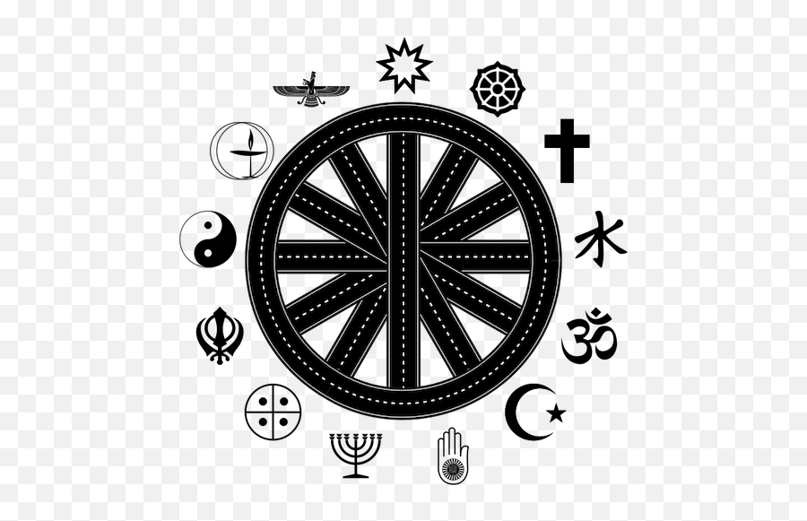Religious Symbols In A Circle Emoji,Khanda Emoji