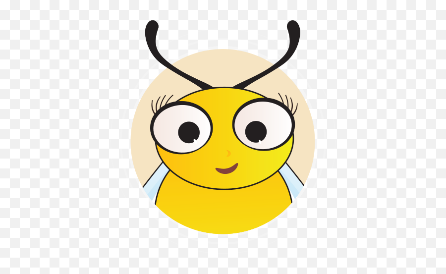 Becky The Mining Bee - Clip Art Emoji,Bee Emoticon