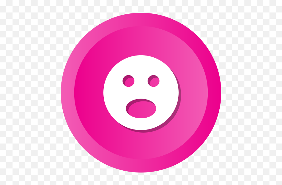 Face Happy Smiley Smile Big Emoji Icon - Happy Icon Pink,Big Smiley Emoji
