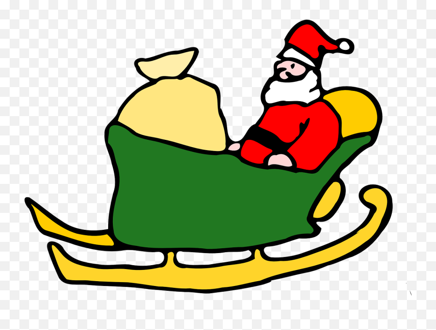 Santa Claus Santa Caluse - Santa Christmas Clipart Black And White Emoji,8 Bit Emoji