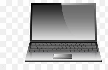 Laptop Computer Open - Clipart No Background Emoji