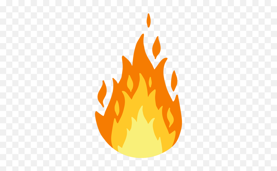 Transparent Clipart Flames - Flame Clipart Transparent Background Emoji,Flame Emoji Png