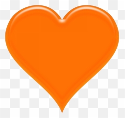 Orange Heart Png - Emoji