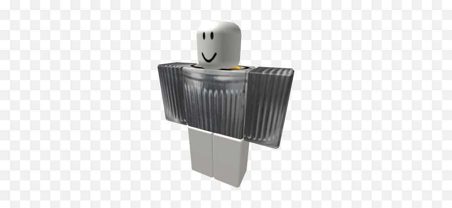 Trashcan Warrior - Sad Chill Face Roblox Emoji,Emoji Trash Can