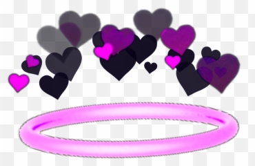 Anime Heart - Angel Crown With Hearts Emoji,Snapping Emoji