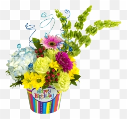 Happy Birthday Celebration Bouquet - Flower Png Emoji