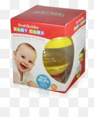 Brush Buddies UV Pacifier u0026 Nipple Sanitizer - Baby Emoji