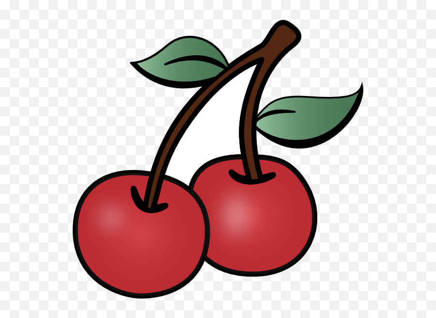 Cartoon Cherries Clipart - Cartoon Cherry Png Emoji,Cherries Emoji