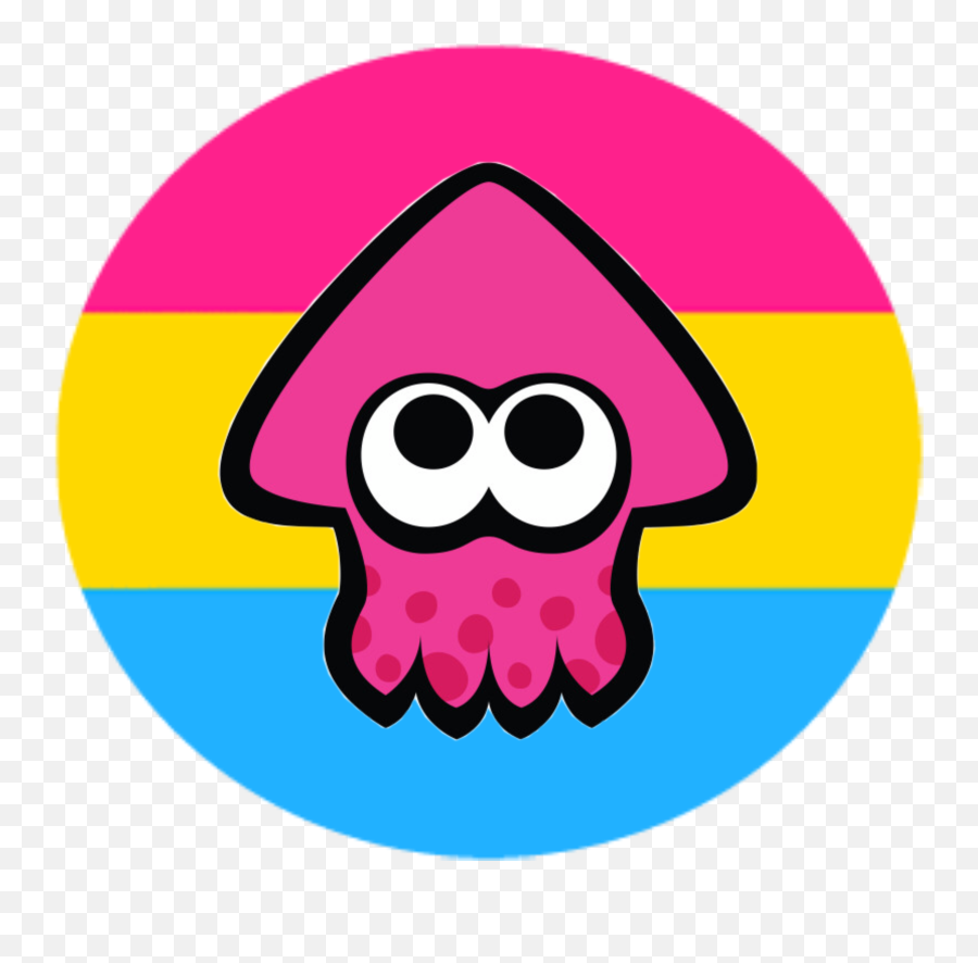 Pan Sexuality Pansexual Proud Pride Squid Pansexualsqui - Splatoon Squid Png Emoji,Pansexual Emoji