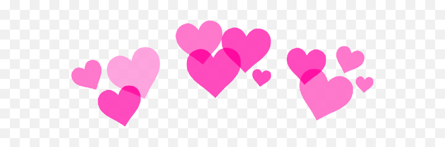 Tumblr Pink Png - Hearts Png Transparent Background Emoji,Purple Emoji Snapchat
