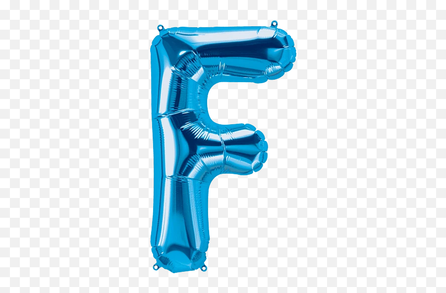 Blue Letter F 34 Balloon - Letter F Balloon Blue Emoji,Blue Letters Emoji