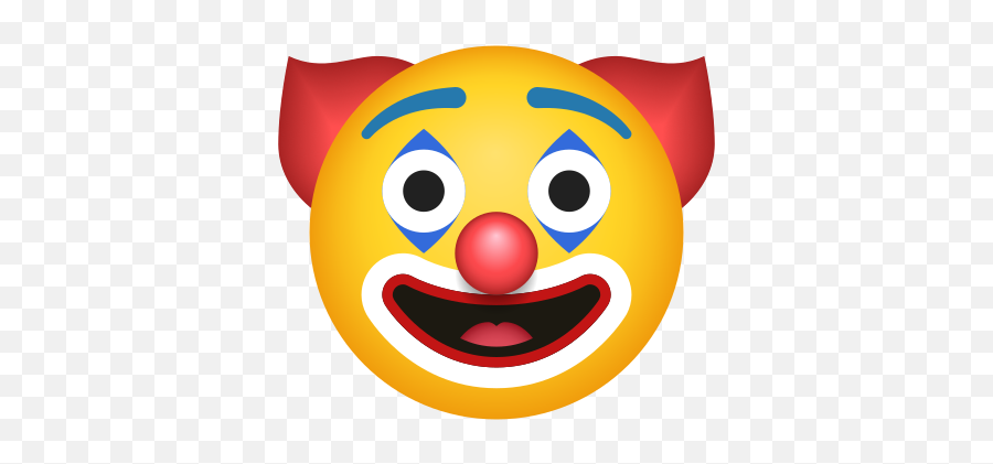Clown Face Icon - Smiley Emoji,Clown Emoji Ios