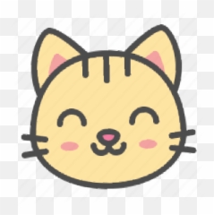 Mini Emoji Gato By Cs - Sad Cat Face Cartoon,Yawn Emoji