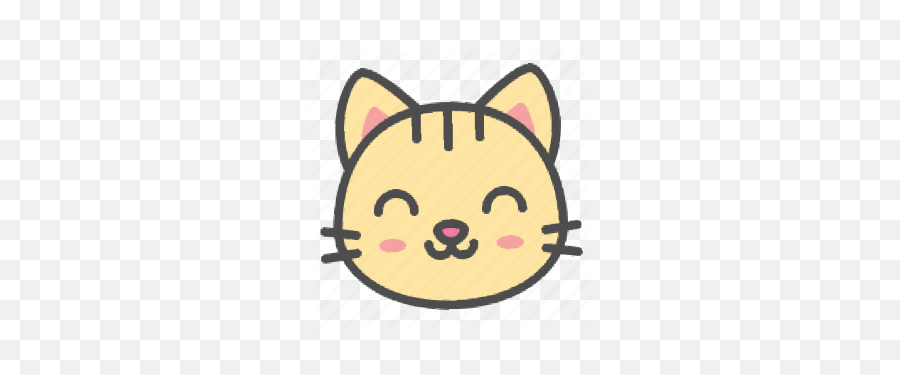 Mini Emoji Gato By Cs - Sad Cat Face Cartoon,Yawn Emoji