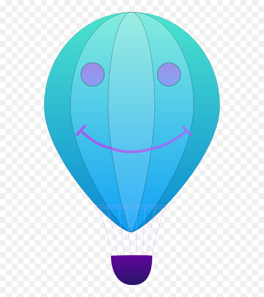Hot Air Balloon Purple Clip Art - Hot Air Balloon Clip Art Emoji,Hot Air Balloon Emoji
