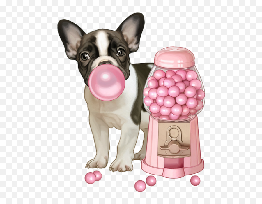 Pin Em Cartoon Cats And Dogs - Dibujos De Chicas Con Bulldog Farnces Emoji,Dabb Emoji