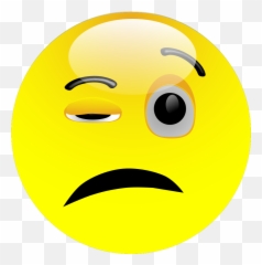 Black Eye Smiley PNG SVG Clip art for Web - Download Happy Emoji