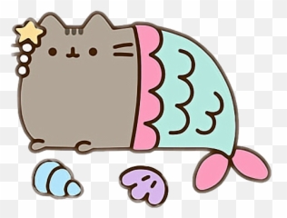 Pusheen Cat Mermaid Freetoedit - Emoji