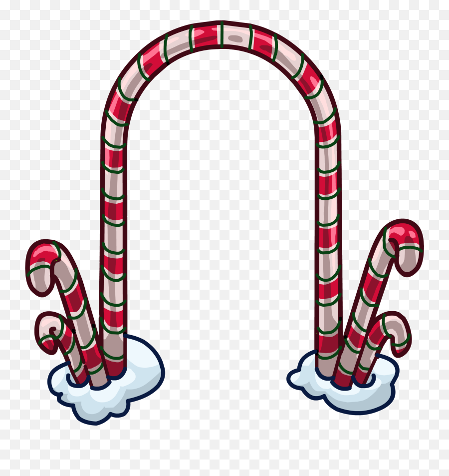 Candy Cane Arch - Candy Cane Arch Png Emoji,Candycane Emoji