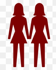 Women Same Sex Couple - Man Woman Green Icon Png Emoji