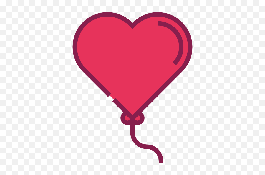 Balloons Romantic Heart Shaped - Heart Emoji,Heart Emoji Balloon