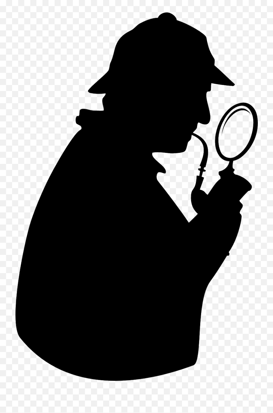 Sherlock Holmes Detective Magnifying - Sherlock Holmes Lupa Emoji,Magnifying Glass Fish Emoji