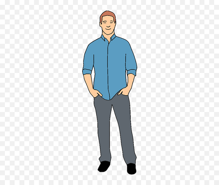 Men White Background Standing Full - Standing Person With White Background Emoji,Emoji Clothing For Men