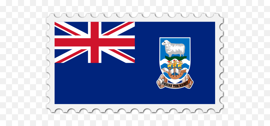 Falkland Islands Flag Stamp - Falkland Islands Flag Emoji,Aruba Flag Emoji
