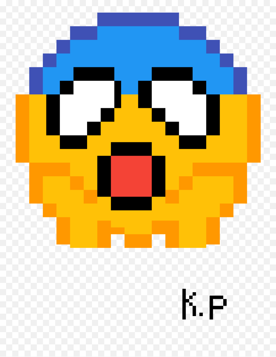 Pixilart - Emoji Minecraft Pixel Art,Emoji Scared