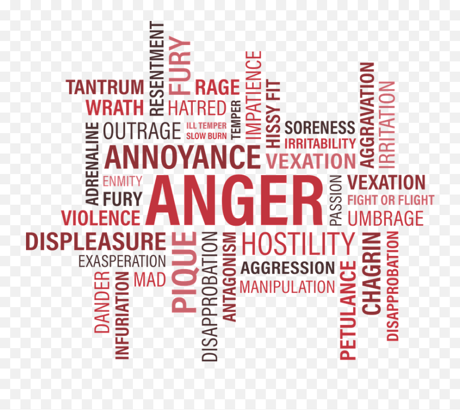 Word Cloud Annoy - Anger Issues Emoji,Symbols For Emotions