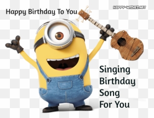 Picture - Animated Happy Birthday Minion Emoji,Happy Birthday Emoji Song
