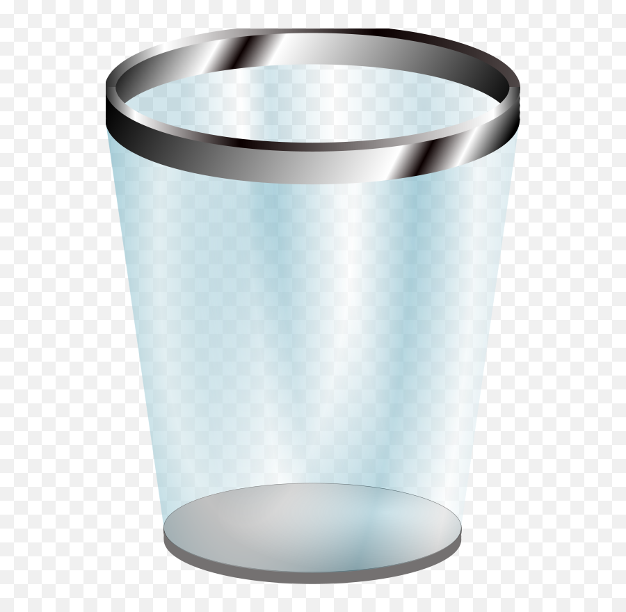 Trash Can Clipart Transparent - Empty Trash Can Clipart Emoji,Emoji Trash Can