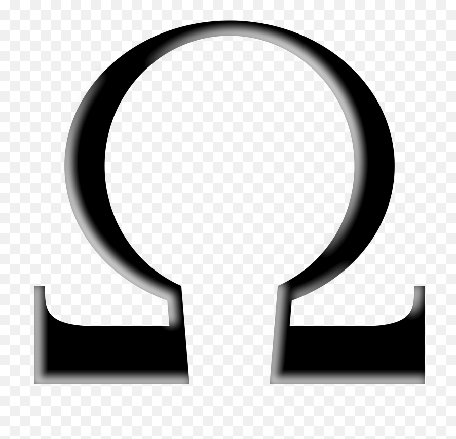 Omega Ohm Symbol Vector Clipart Image - Omega Symbol Png Emoji,Black Diamond Question Mark Emoji