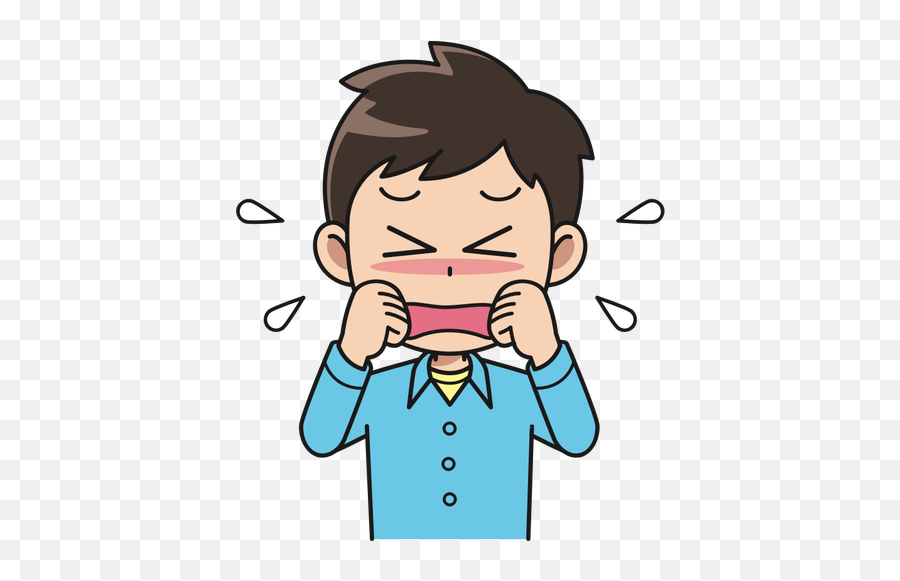 Crying Boy Vector Image - Crying Boy Png Emoji,Panda Emoji