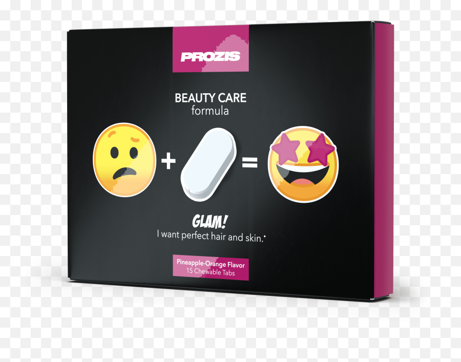 Glam - Hair And Skin 15 Chewable Tabs Prozis Glam Hair And Skin 15 Chewable Tabs Emoji,Breastfeeding Emoji