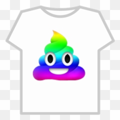 Rainbow Poop Emoji - T Shirt Roblox Navidad,Ewe Emoji