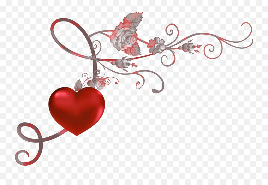 Bordure Coeur Clipart - Heart Decorations Png Emoji,Emoji Coeur