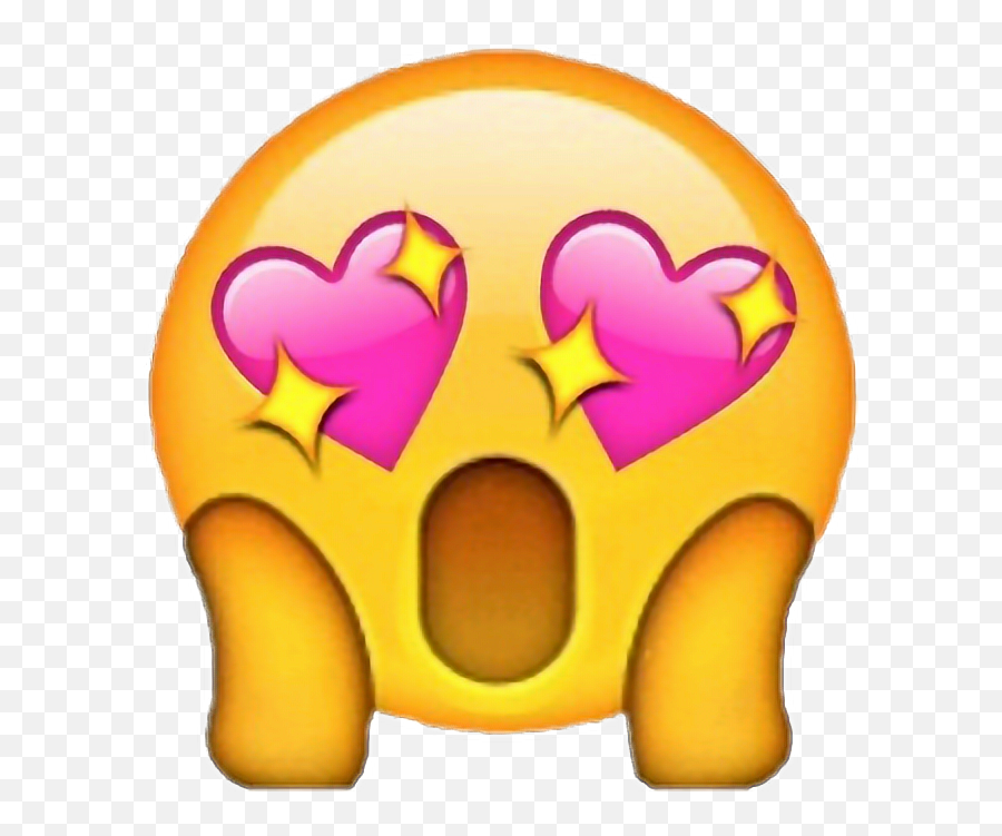 Wow Emojiiphone - Pink Heart Eyes Emoji,Emoji Wow