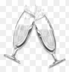 Champagne Toast Newyears Celebrate - Earrings Emoji