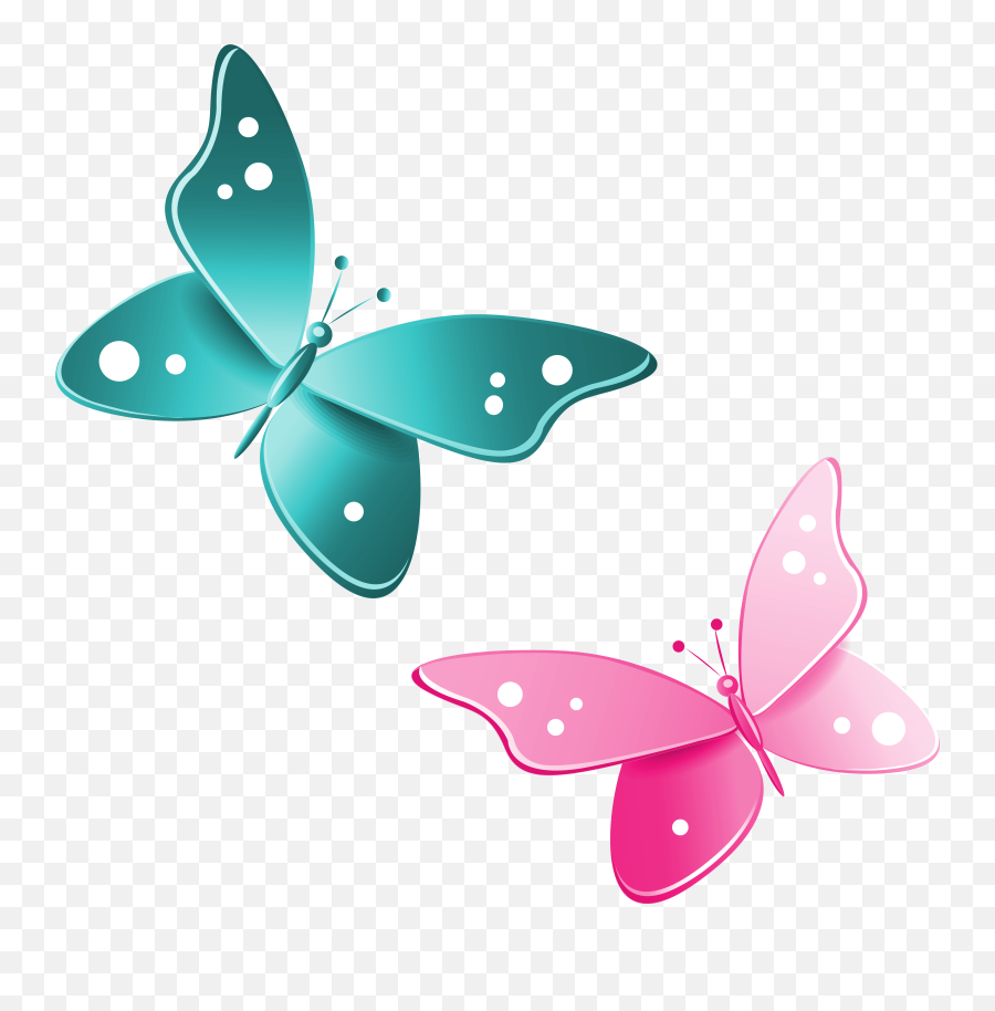 Download Free Png Blue And Pink Butterflies Png Image - Pink Butterfly Png Clipart Emoji,Blue Butterfly Emoji