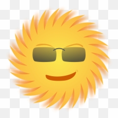 Free Sunglasses Sun Vectors - Sun Clipart Png Gif Emoji,Crown Emoji