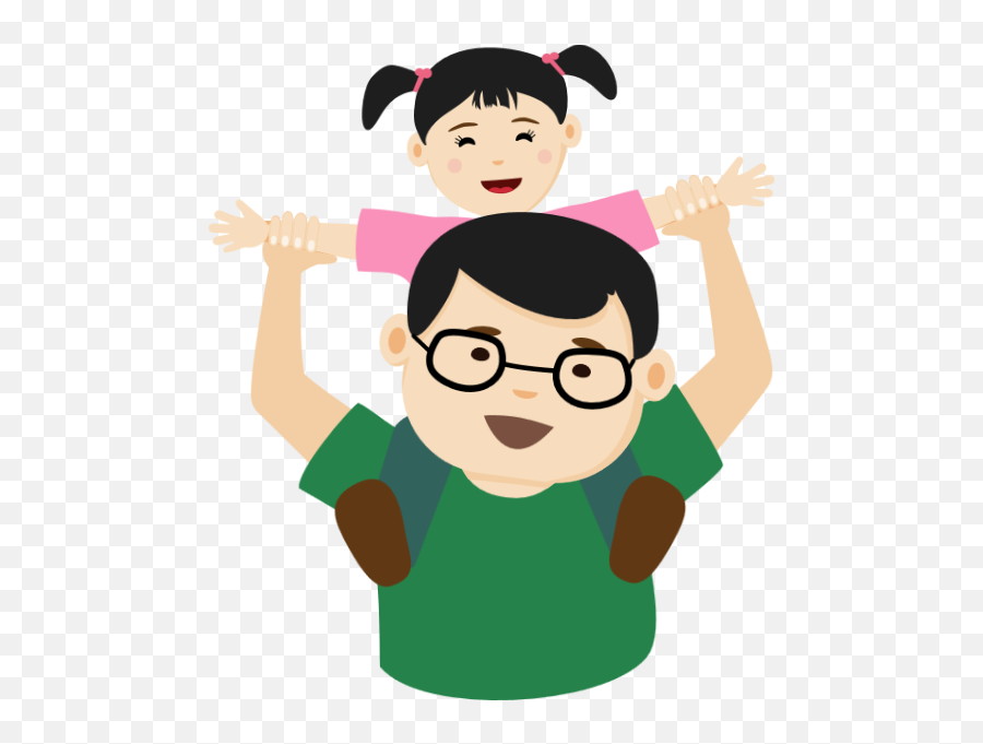 Free Online Father And Daughter Man - Gambar Ayah Dan Anak Clipart Emoji,Father Emoji