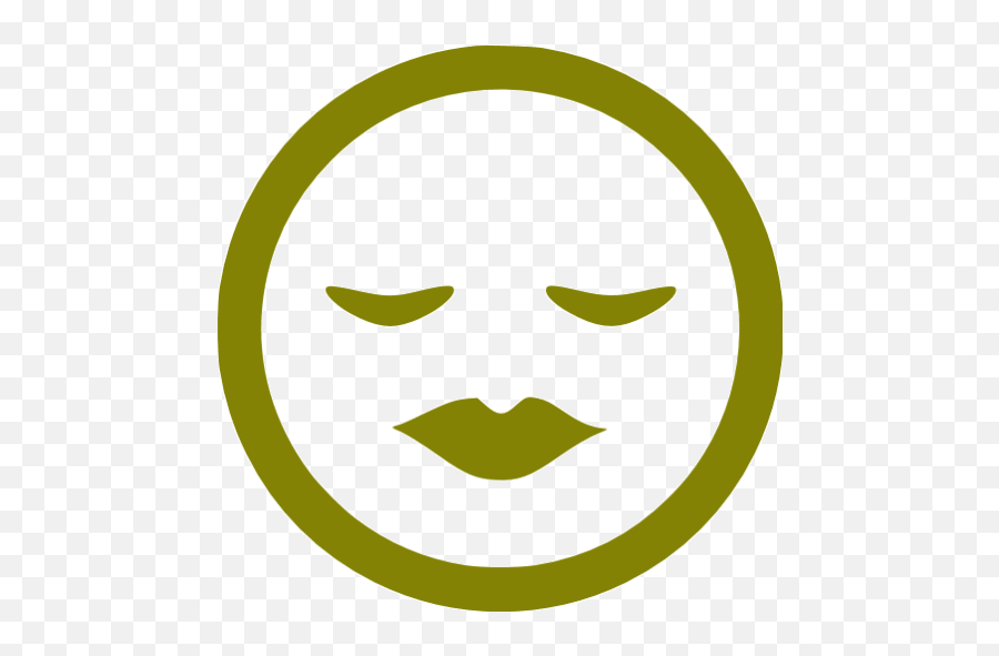 Olive Kiss Icon - Free Olive Emoticon Icons Happy Emoji,Emoticon Kiss