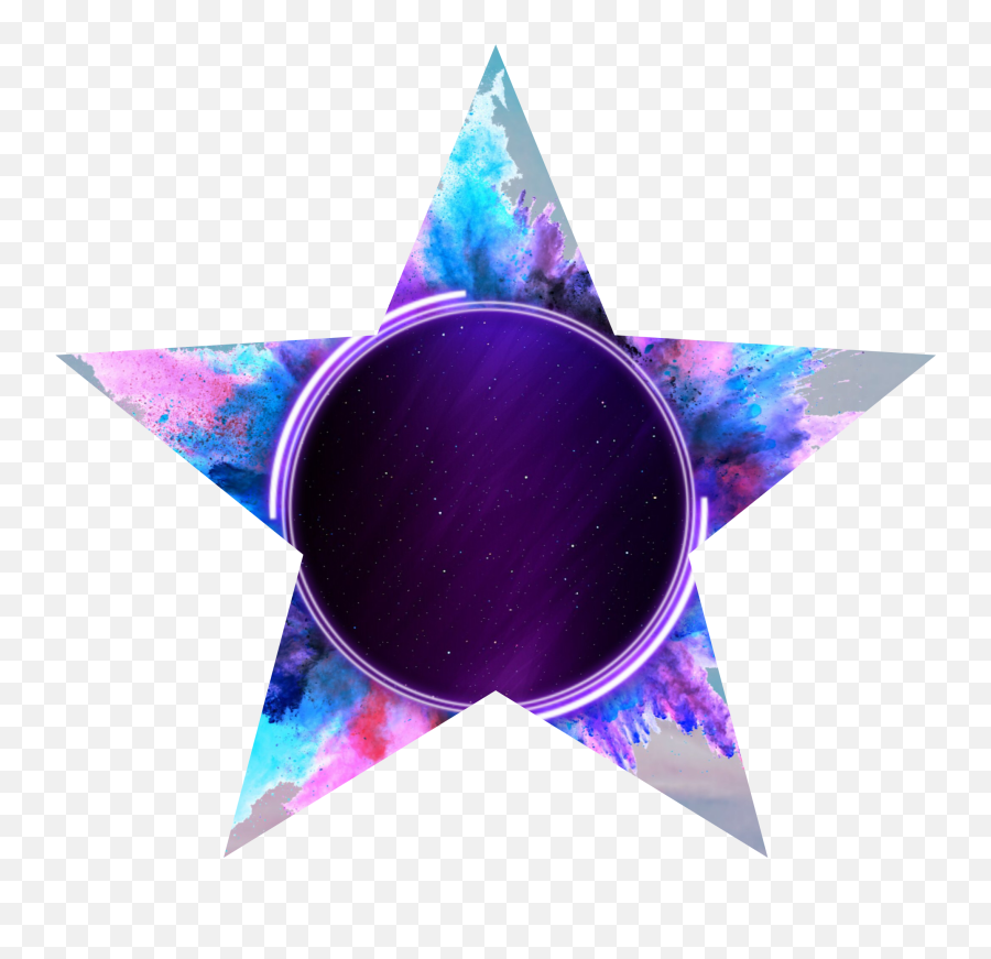 Galaxy Puder Power Ring Star Sticker By Dreamgirl - Blue Galaxy Ring Png Emoji,Star Power Emoji