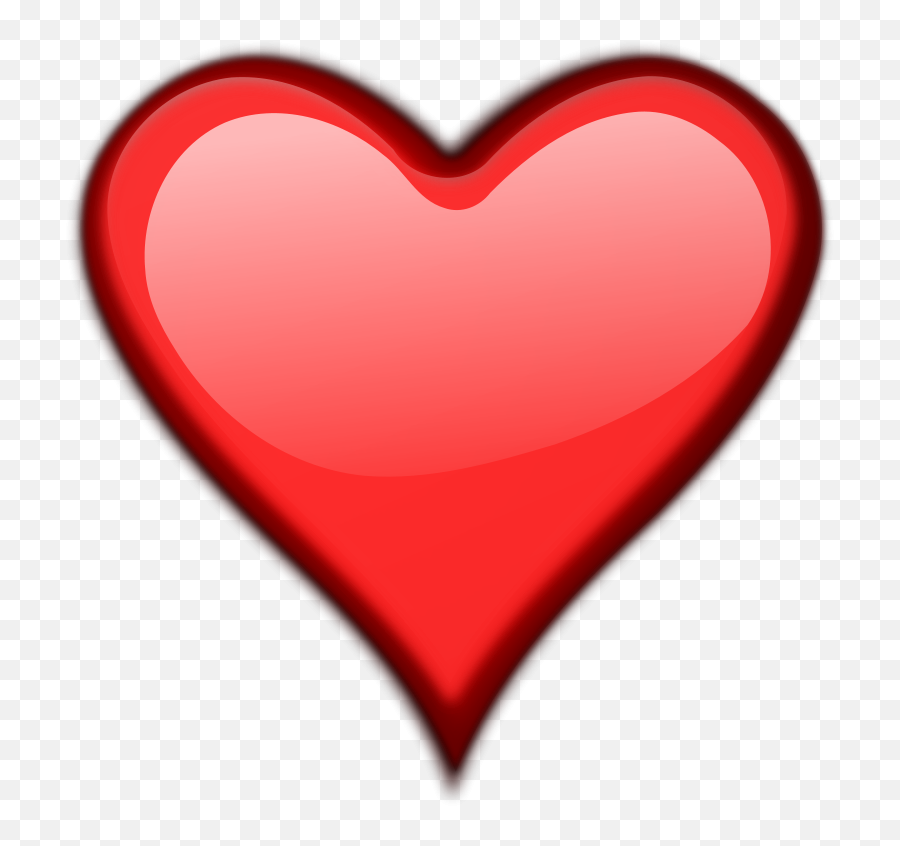 Free Transparent Red Heart Download Free Clip Art Free - Love Heart No Background Emoji,Hearts Emoji Pillow