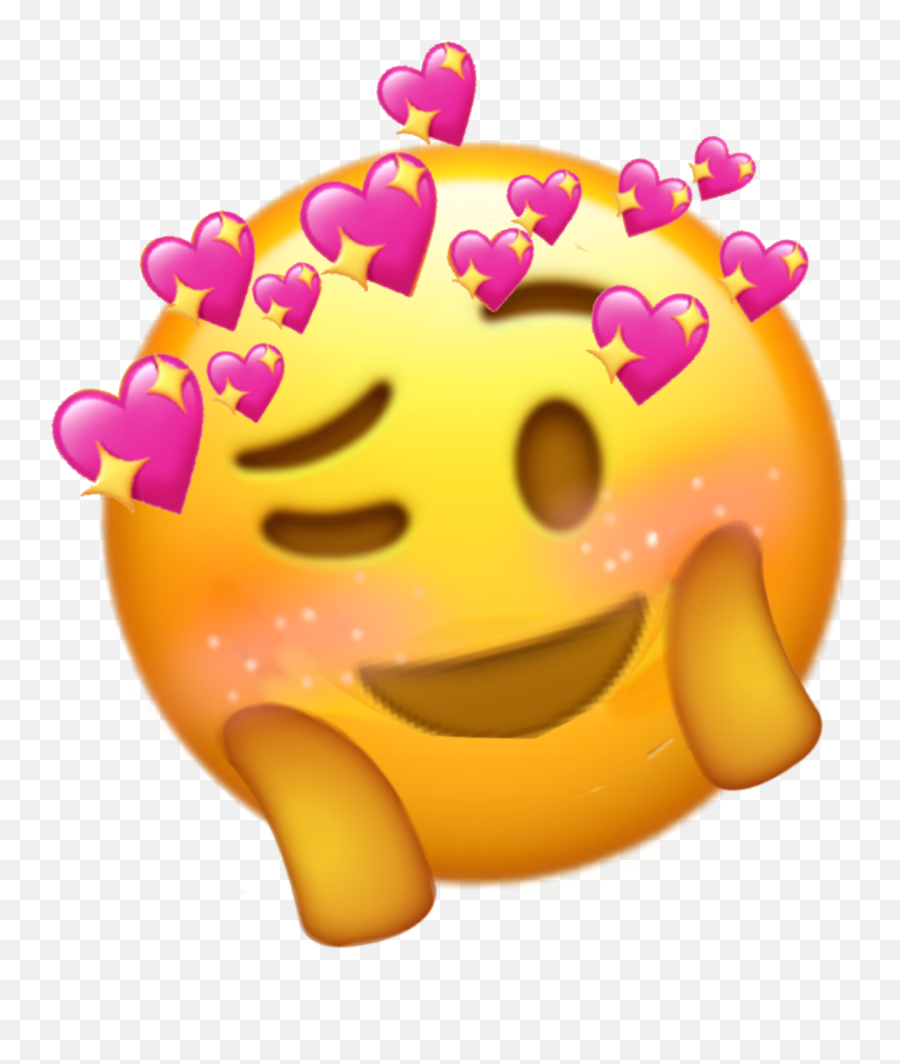 Emoji Cute Pink Smile Heart Happy - Happy,Yee Emoji