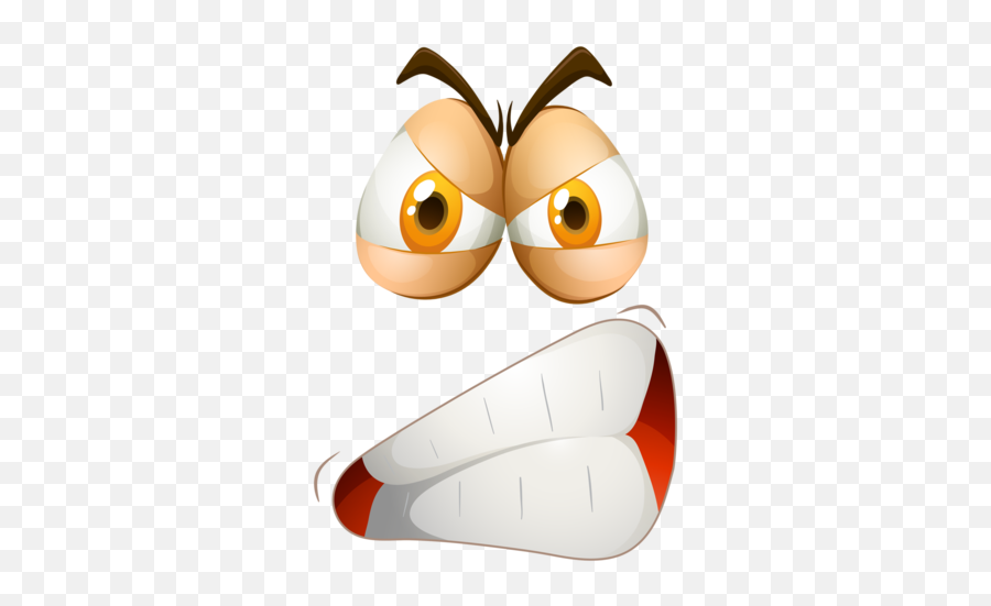 Cute Cartoon Faces - Angry Magnet Clipart Emoji,Michael Jackson Emoji
