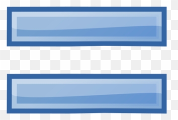 Blue Equals Icon - Equals Clipart Emoji,Lightning Emoticon