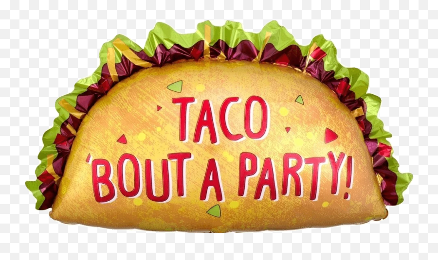 Shop Taco Bout A Party Taco Balloon - Taco Party Clip Art Emoji,Taco Emoji Transparent